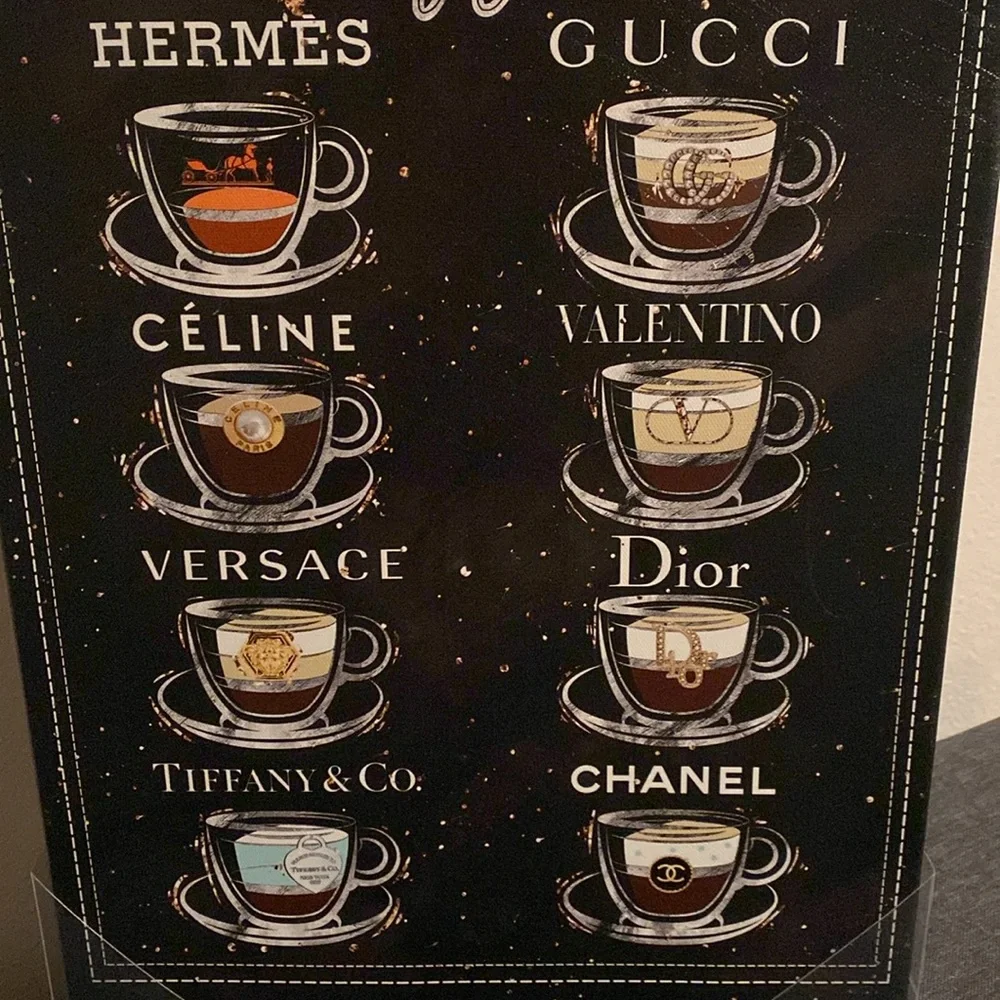 Coffee Cups Canvas